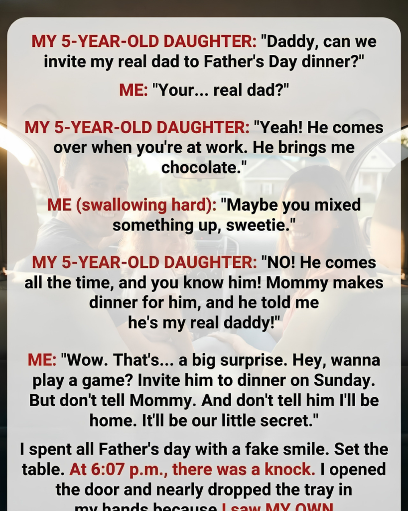Innocent Daughters Father Day Request Triggers Sudden Accusations of Infidelity Until Shocking Front Door Reveal Exposes Ultimate Family Secret
