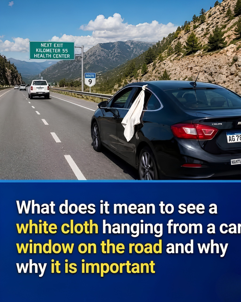 What a White Cloth on a Vehicle Can Really Mean